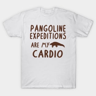 Pangolin expedition cardio pangolin vibes T-Shirt